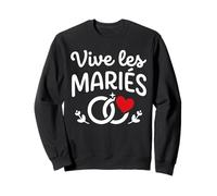 Simple EVJF Belle Tenue Cérémonie Mariage Vive Les mariés Sudadera