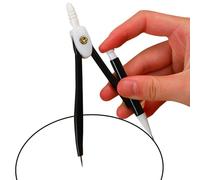 Simple Exam Compass Set, Student Metal Drafting Compass Drawing Tool, Precision Coмpass For Geometry Math Class, Includes Pencil, For School Office, 1 Sét