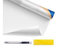 Simple Fix Lámina estática para ventanas, 30 x 200 cm, autoadhesiva, opaca, para ventanas, protección visual, leche