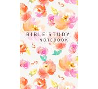 Simple Flower Notebook: Sermon Notes Journal, Lined White pages 6x9, 100 pages, Gifts For Christians, Notebook For Scripture