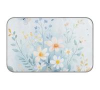 Simple Fresh Blue Flower Bloom - Almohadilla de refrigeración de verano para gatos al aire libre, cama lavable para gatos para dormir acogedor, plegable, refrescante para mascotas, M