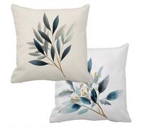 Simple Funda Cojin 55x55cm Fundas Cojines Exterior Impermeable Terciopelo Funda de Almohada Cojines Sofa Cama Decorativos Moderno Protector Almohada Pack 2 Exterior Jardin Cushion Covers f-16248