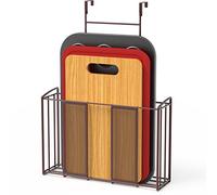 Simple Houseware Organizador para Puerta de gabinete, Malla Bronce