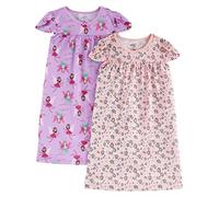 Simple Joys by Carter's Little Kid - Juego de 2 camisones para niña ,Fairy/Animal Print ,8-10