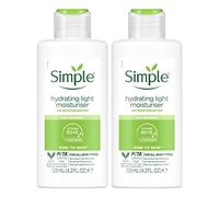 Simple Kind to Skin Crema Hidratante Ligera, Hidratación de 12h - Pack de 2