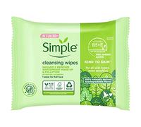 Simple Kind to Skin Toallitas limpiadoras biodegradables, paquete de 25