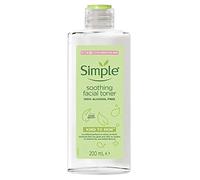 Simple Kind to Skin Tóner facial calmante del Reino Unido, marca número 1 para el cuidado de la piel facial, sin alcohol, 200 ml, el paquete puede variar