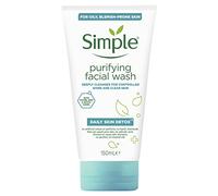 Simple Lavado facial purificador diario de desintoxicación de la piel, 150 ml