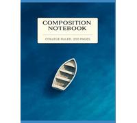 Simple Lined Composition Notebook - 8.5" x 11", College Ruled, 200 Pages, Soft Matte Cover - Perfect for School, Work, Journaling, and Bullet Journaling
