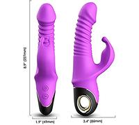 Simple love Vībrǎdør Femenino Cọņșọlạdọres Sexual con Telescopico,Para Puito G, Silicoņà Vībrādôręș, con 9 Potentes Módós de Vībrãciõn de Sūcćioñvībrǎdøres Conejito, Carga Usb.