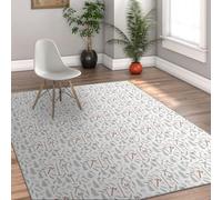 Simple Machine 120x150cm lavable Alfombra For salon Girl Boys dormitorio habitacion infantil Minimalist antideslizante Backing Alfombrilla Line Drawings of Trees and Axe Patterns Tapete White Big