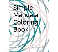Simple Mandala Coloring Book
