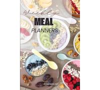 Simple Meal Planner: Food And Shopping Organiser for a Full year, Daily Meal Prep Diary, Notebook, Shopping List Notebook, Size 6x9, 107 Pages, Series 2