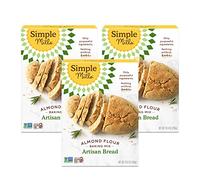 Simple Mills Artisan Bread Mix (Pack of 3), 9.5 Ounce Boxes