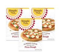 Simple Mills Pizza Dough Mix, 9.8 Ounce Box, 3 Count