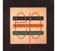 Simple Minds - Ballad Of The Streets: Belfast Child / Mandela Day (+ Label Info) [Vinyl Single]