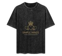Simple Minds Band Logo Mens T-Shirt Black Unisex Top tee XXL