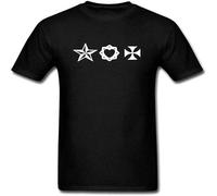 Simple Minds Graphic tee Printed T-Shirt Fashion Shirt for Men Black M