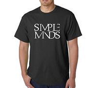 Simple Minds Mens T Shirt Fashion Cotton Tops Black XL