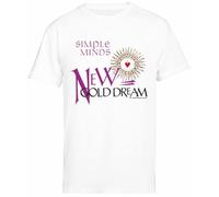 Simple Minds New Gold Dream Camiseta Blanca De Manga Corta para Hombre
