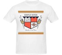 Simple Minds Sparkle in The Rain Mens T Shirts Design Crew Neck White L