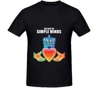 Simple Minds The Best Simple Minds Rock Album Cover Mens Crew Neck Art tee Black L