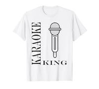 Simple minimalist Boy music evening King karaoke Camiseta