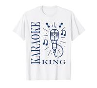 Simple minimalist Boy music evening King karaoke Camiseta