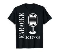 Simple minimalist Boy music evening King karaoke Camiseta