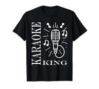 Simple minimalist Boy music evening King karaoke Camiseta