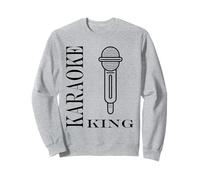 Simple minimalist Boy music evening King karaoke Sudadera