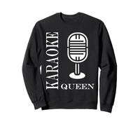 Simple minimalist Girl music evening Queen karaoke Sudadera