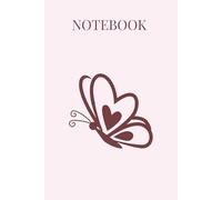 Simple Minimalistic Aesthetic butterfly Notebook: A 6x9 inches minimalistic note book with 160 pages great for journlizing, self reflection, college or work and a perfect gift for everyone