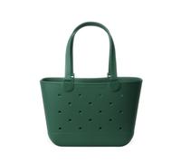 Simple Modern Bolso de Playa de Goma Bolsa Grande Impermeable con Bolsillo con Cremallera para Playa, Piscina, Barco, Compras, Deportes | Colección Getaway | Forest