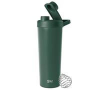 Simple Modern Botella Mezcladora de Acero Inoxidable con Bola | Vaso Mezclador de Proteínas Metálico Aislado para Mezclas de Proteínas, Batidos y Preentrenamiento | Rally | 710ml | Almond Birch