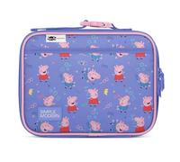 Simple Modern Fiambrera infantil Peppa Pig para la escuela | Bolsa térmica reutilizable para almuerzo para niñas y niños | Con bolsillos exteriores e interiores | Colección Hadley | Peppa Pig Bubbles