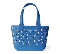 Simple Modern Peanuts - Bolsa de playa grande | Bolsa de goma impermeable con bolsillo con cremallera para viajes, piscina, barco, comestibles, deportes | Snoopy Sports