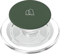 Simple Modern Two Ghosts Outline - Verde Salvia PopSockets PopGrip para MagSafe
