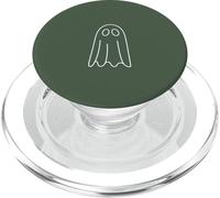 Simple Modern Two Ghosts Outline - Verde Salvia PopSockets PopGrip para MagSafe