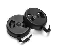 Simple Parenting - Protectores para ruedas para silla de paseo negro