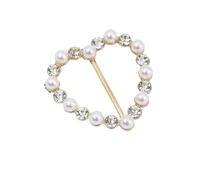 Simple Peach Heart Metal Scarf Buckle Women's Multi-functional Corner Artifact Summer Corner Knot Shirt Buckle para Mujeres Niñas Accesorios Decorativos(Color 6,6PCS)