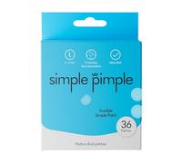 Simple Pimple Parches Granos - Parches invisibles para Grano con Ácido Salicílico y Árbol de Té | Pegatinas para Granitos, Parche Hidrocoloide, 36 Invisible Acne Patches
