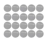 Simple Pins - Juego de 20 broches redondos de acrílico hechos a mano con botones transparentes para bufanda, insignias de pintura, insignia de pintura, 60mm, como se describe