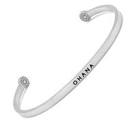 Simple Pledge Ohana - Pulsera Personalizada con Grabado para Mujer, Pulseras en Plata, Oro u Oro Rosa