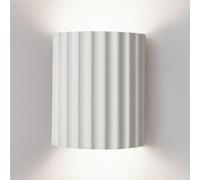 Simple Resin Living Room Wall Mounted Lamp Creative Half-Cylinder Bedroom Sconces G9 Base Stairway Light for Balcony Entrance Door Pavilion