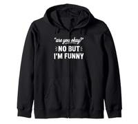 Simple Sarcastic Quote Are You Okay No But I'm Funny Sudadera con Capucha