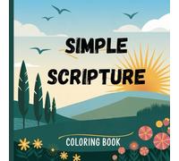 Simple Scripture Coloring Pages: Bold and Easy Bible Verses for Relaxation and Faith