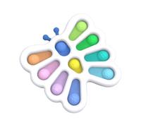 Simple Sensory Fidget Toy,silicone Flipping Butterfly Board Stress Relief Early Educational Toy Hand Toy for Kids Adults