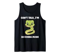 Simple Snake reptile quote can't talk i'm a Cobra Camiseta sin Mangas