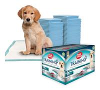 Simple Solution Empapadores absorbentes adiestramiento perros - 100 ud | Ideales para adiestramiento de cachorros, incontinencia, viajes y perros mayores.